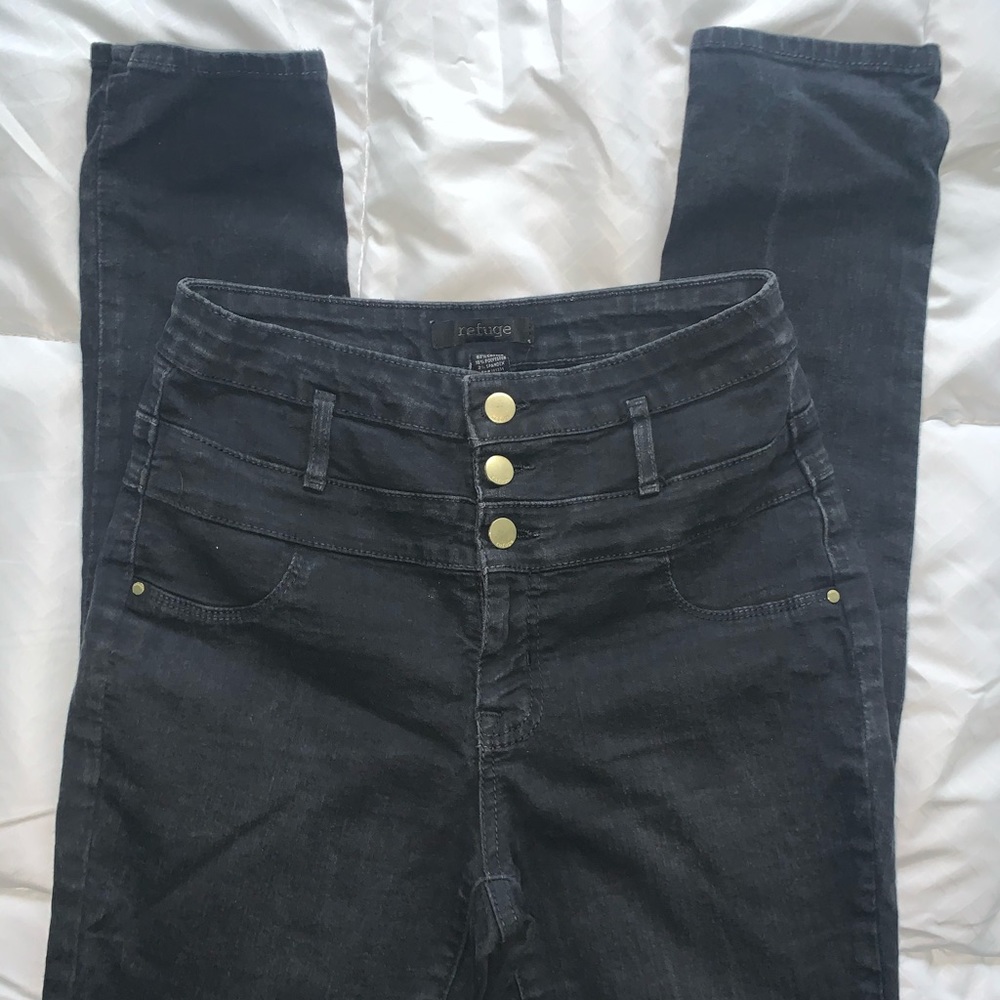 Black High Waisted Jeans